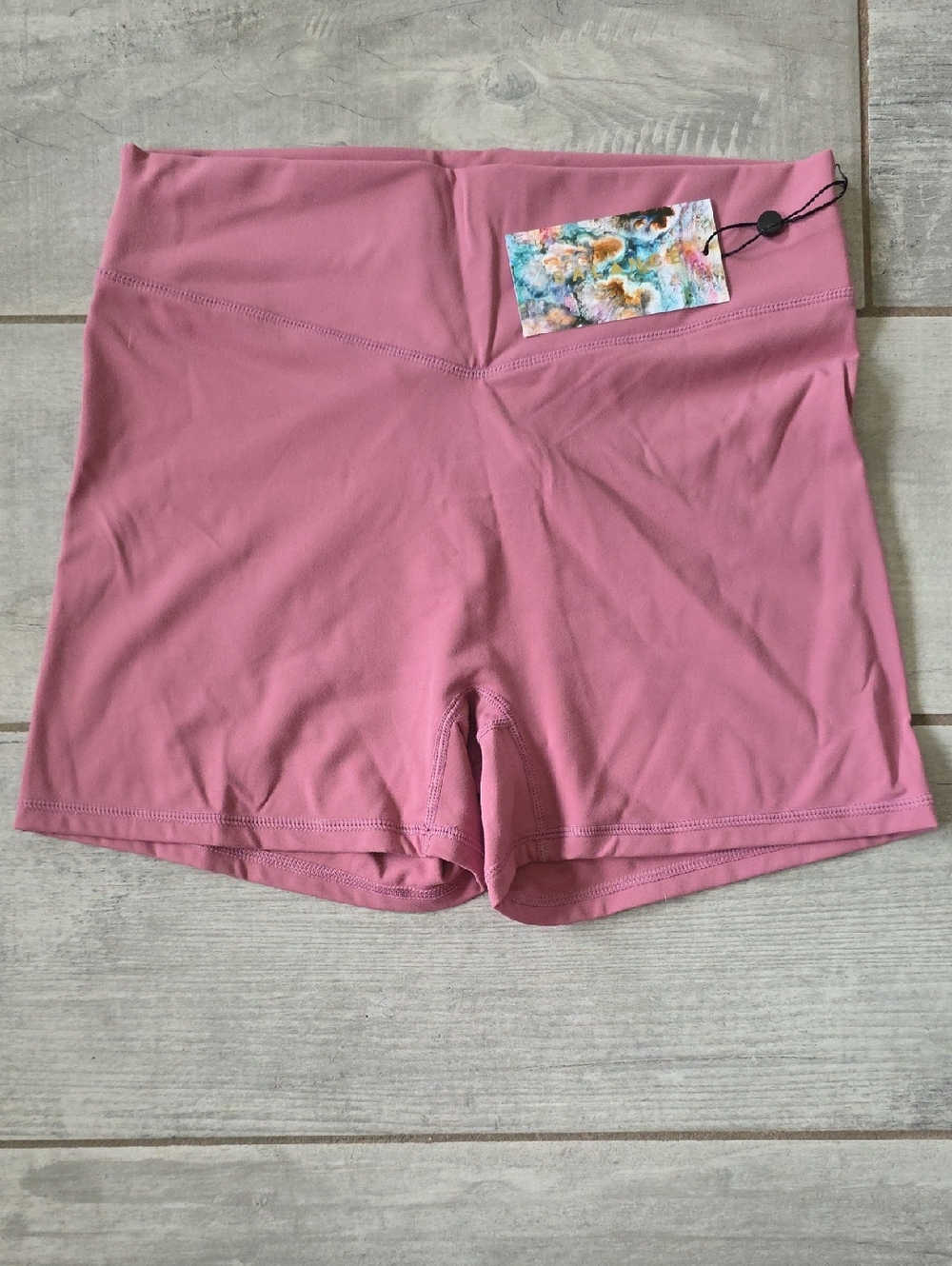 Balance/Vitality Athletica Rose Pink High-Rise Bike Shorts